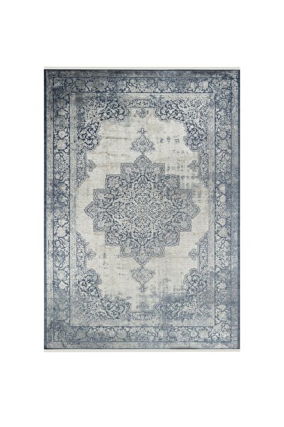 Apex Halı Aura 2892 Lacivert Viskon 120 Tarak Özel Tezgah Üst Kalite Halı