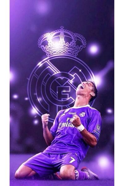 Sticksy Cristiano Ronaldo 33x48 Poster Duvar Posteri - Kağıt Afiş HD Baskı