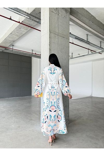 suphias Atlas Fabric Dress(Belt Included)