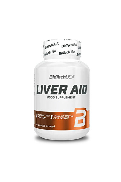 BiotechUSA BIOTECH Liver Aid (Turmeric root + Milk thistle + Choline bitartrate + Vitamin C + Vitamin D) 60 tab