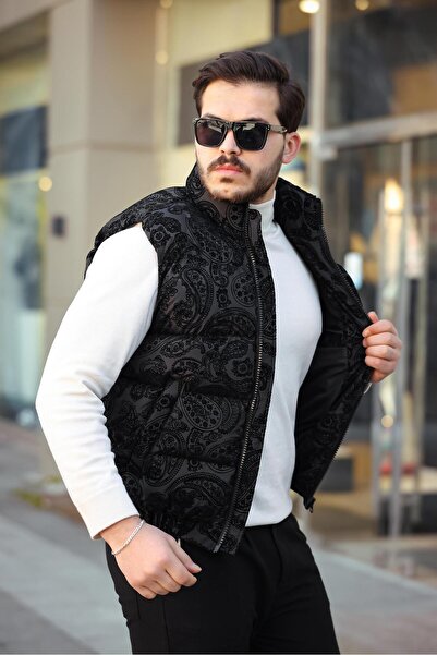 MODAEMAS ЧОЛОВІЧИЙ НАДУВНИЙ ЖИЛЕТ З ФЛОКОВИМ ПРИНТОМ