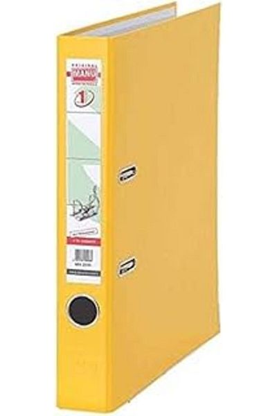 Mu Art Ahşap Manu Narrow Folder, Yellow, A4, 330 Page Capacity, 2035201501