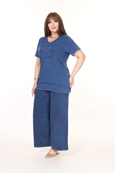 özle fashion Modern Large Size Suit with Embroidery Detail on the Front
