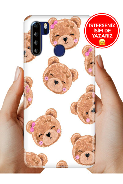 Reeder P13 Blue Max 6.49" Kılıf Kamera Koruma Rubber Esnek Silikon Minnoş Ayıcık