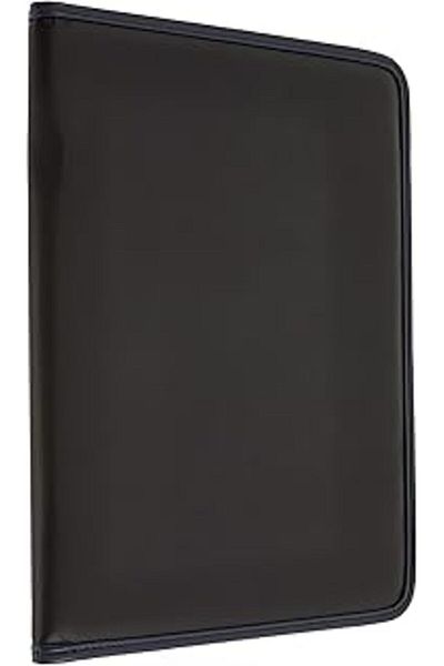 Mu Art Ahşap 2k 412-3 secretary's note a4 secretarial file leather cover secretary's table, navy blue