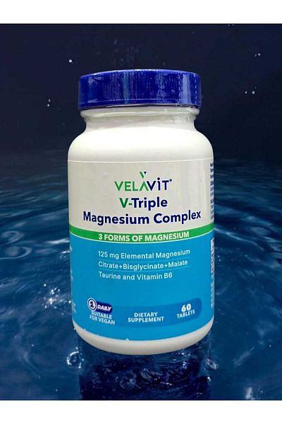 Velavit V-Triple Magnesium Complex 60 Tablets