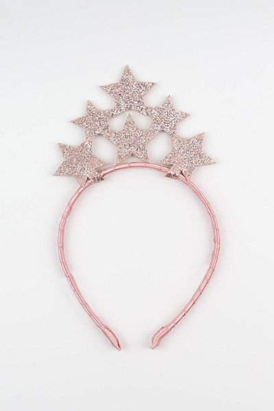 Le Mabelle Rose Row Star Glitter Girl's Crown
