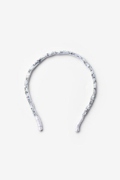 Le Mabelle Silver Sequin Girl's Crown