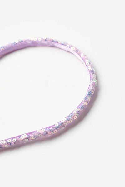 Le Mabelle Lilac Sequin Girl's Crown