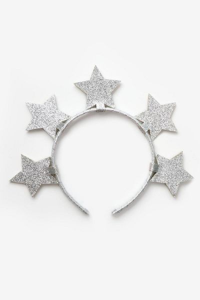 Le Mabelle Silver 5-Piece Star Figured Girl's Crown