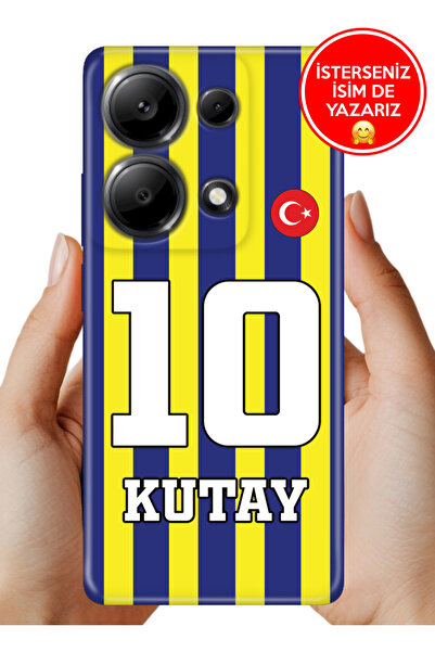 Cekuonline Xiaomi Redmi Note 13 Pro 4G Kılıf Kişiye Özel İsim Yazılı Forma Ta...
