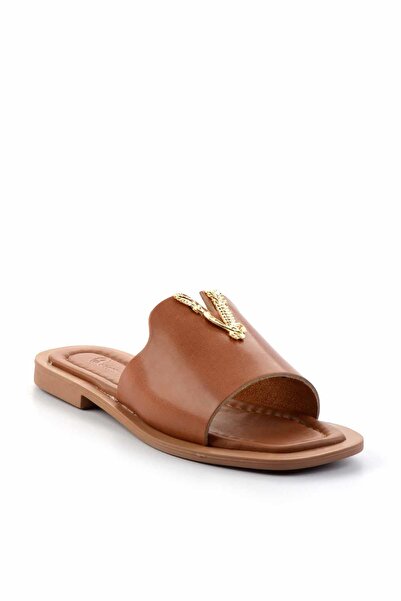 Bambi Taba Hakiki Deri Kadın Terlik K04826052903