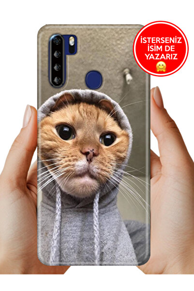 Reeder P13 Blue Max 6.49" Kılıf Rubber Esnek Silikon Tam Koruma Selfie Kedicik