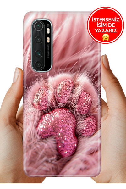 Cekuonline Xiaomi Mi Note 10 Lite Kılıf Rubber Esnek Silikon Tam Koruma Süslü...
