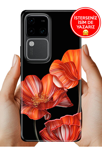 Cekuonline Vivo V30 Kılıf Trend Desenli Esnek Kapak Benim Bahçem