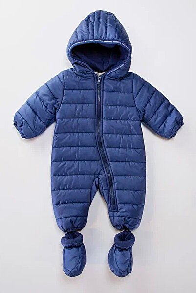 DeKuBaby Yeni Sezon Kapüşonlu Kışlık  Ünisex Bebek  Kozmonot-Astronot Tulum Mont