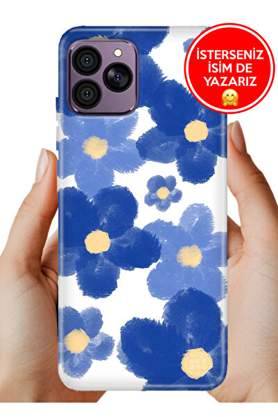 HİKİNG A41 Kılıf Trend Desenli Esnek Kapak Blue Orgin