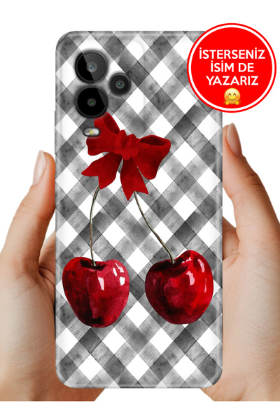 General Mobile GM 24 Pro Kılıf Desenli Baskılı Kamera Korumalı Silikon Kiraz ...