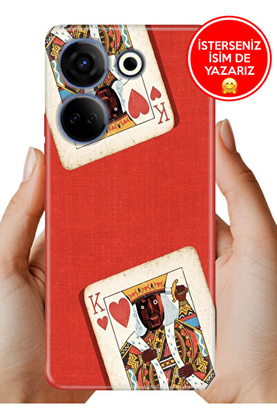 TECNO Camon 20 Pro 4G Kılıf Desenli Baskılı Kamera Korumalı Silikon King OFF