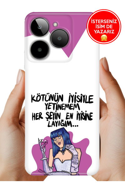 General Mobile Era 30 Kılıf Kamera Korumalı Full Desen Arka Silikon Kötünün İ...