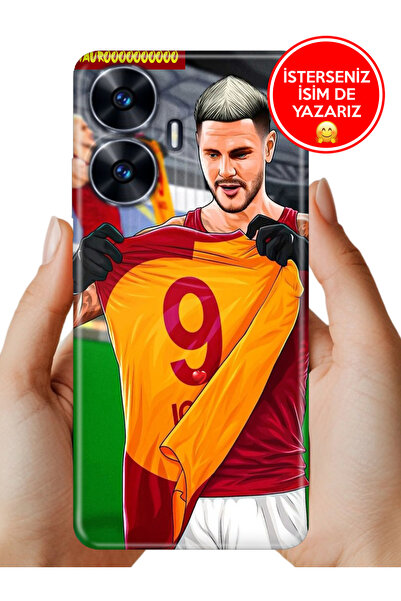 realme C55 Kılıf Desenli Baskılı Kamera Korumalı Silikon Gol Kralı-Mauro