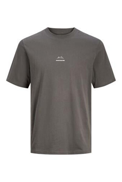 Jack & Jones JCOLIMA LOGO BACK PRINT TEE SS CREW NECK Pavement