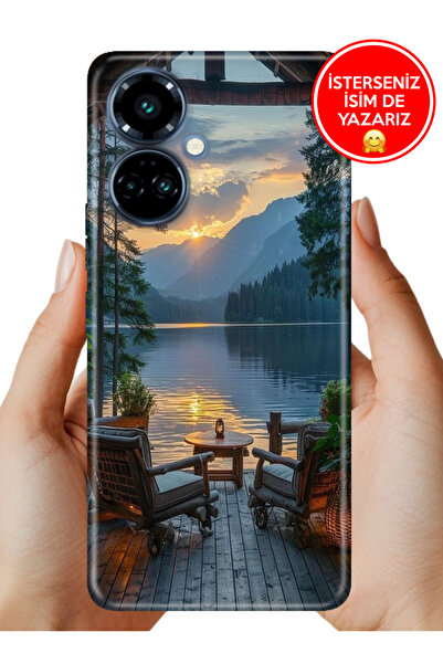 TECNO Camon 19 Pro Uyumlu Kılıf Rubber Esnek Silikon Tam Koruma Tamamen Huzur