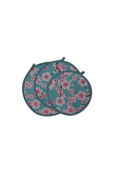 artı bir bodrum 3-Piece Stove Countertop Trivet Pot Teapot Mat