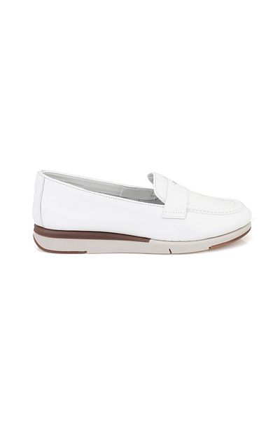 Desa Pantofi casual din piele DesaComfort White pentru femei
