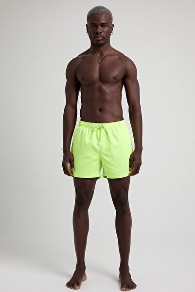 MADZEYMODA Ανδρικό σορτς μαγιό Premium με επένδυση νέον LS-95093