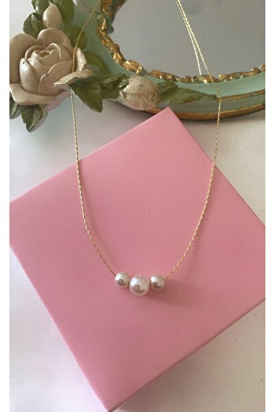 Asia by Leuvoié Asia By Leuvoie Altın Kaplama İnci Kolye