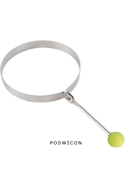 poswicon 1 Piece Stainless Quality Metal Round Omelette Crepe Mold