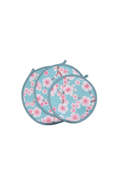 artı bir bodrum 3-Piece Stove Countertop Trivet Pot Teapot Mat