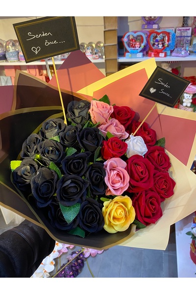 Dizayn Senden Önce Senden Sonra Çiçek buketi