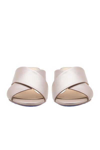 Vario cu pietre aplicate Papuci cu toc Napa Pearlescent C822