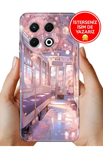 TECNO Spark 30 Pro KL7 Kılıf Desenli Baskılı Kamera Korumalı Silikon Romantik...