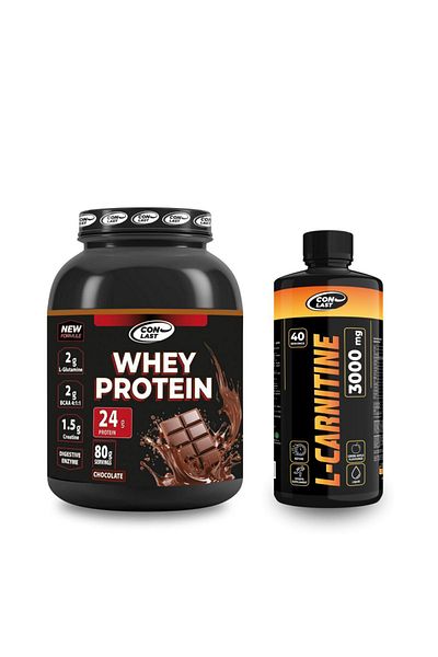 Conlast Chocolate Flavored 2000g Whey Protein L Carnethin