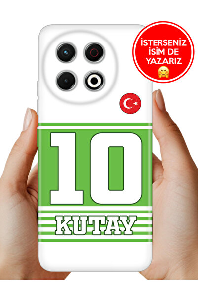 TECNO Spark 30 Pro KL7 Kılıf Kişiye Özel İsim Yazılı Forma Tasarım Silikon Ya...