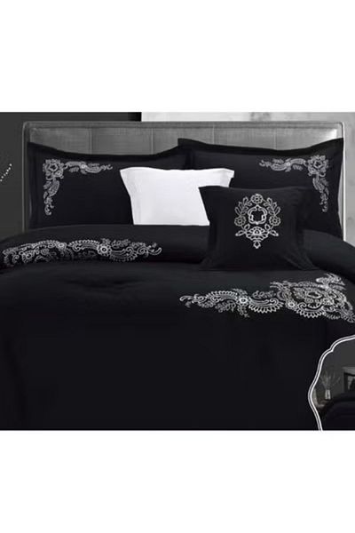 smart home Embroidered two-sided quilt set, two-sided mattress, consisting of 6 pieces