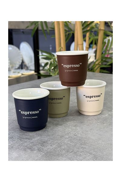 ACAR Retro Brown Espresso Retro Mug Blush Series