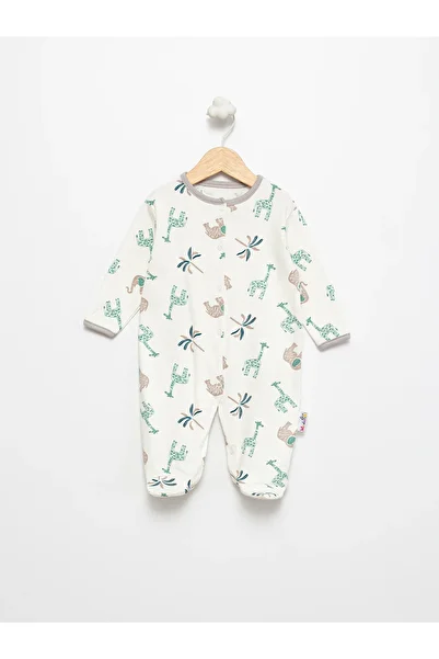 Alihan 100% Cotton Patterned 3-Piece Baby Rompers