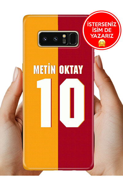 Cekuonline Galaxy Note 8 Kılıf Kamera Koruma Rubber Esnek Silikon MetinOktay