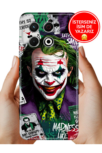 TECNO Spark 30 Pro Kl7 Kılıf Tpu Resimli Silikon Joker--smile