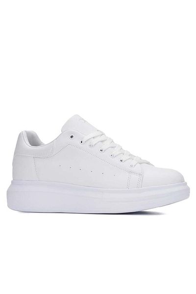 BURAK ALDAY SHOES Bestof Men's B 150 Artificial Skin Leather White Sports Sneaker