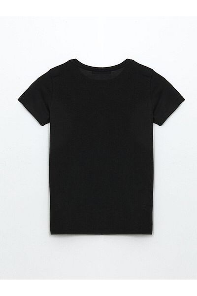 LC Waikiki Γυναικείο μπλουζάκι LCWAIKIKI Classic Crew Neck με κέντημα με πεταλούδα