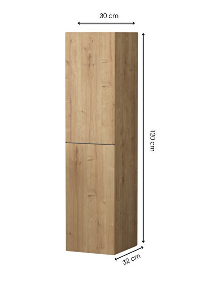 Monte Sehpa Palm 120cm Banyo Dolabı