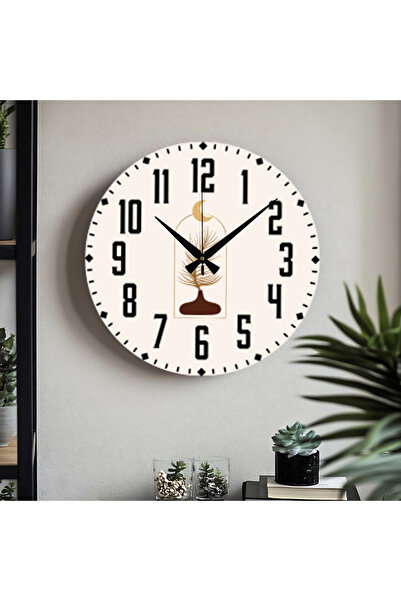 M&H Quality Ceas de perete imprimat UV cu cifre turcești decorative cu model ...