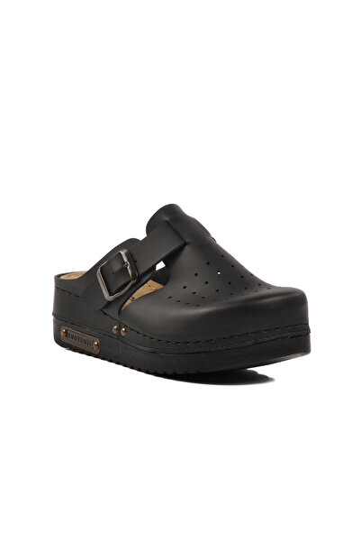AYAKMOD Siyah Anatomik Unisex Sabo Terlik 07-008 G