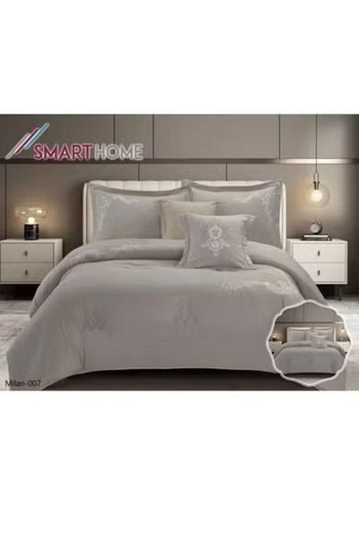 smart home Embroidered two-sided quilt set, two-sided mattress, consisting of 6 pieces