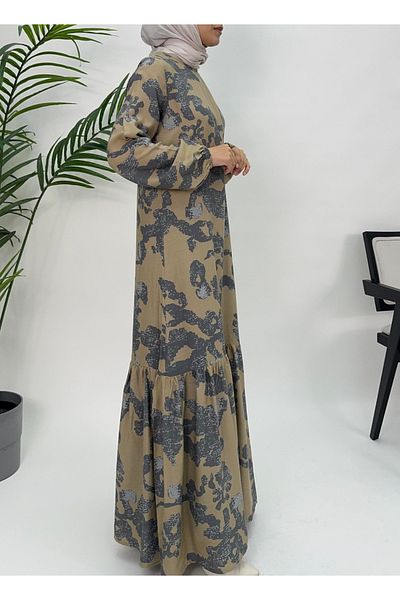 MODA Marbling Patterned Hijab Dress